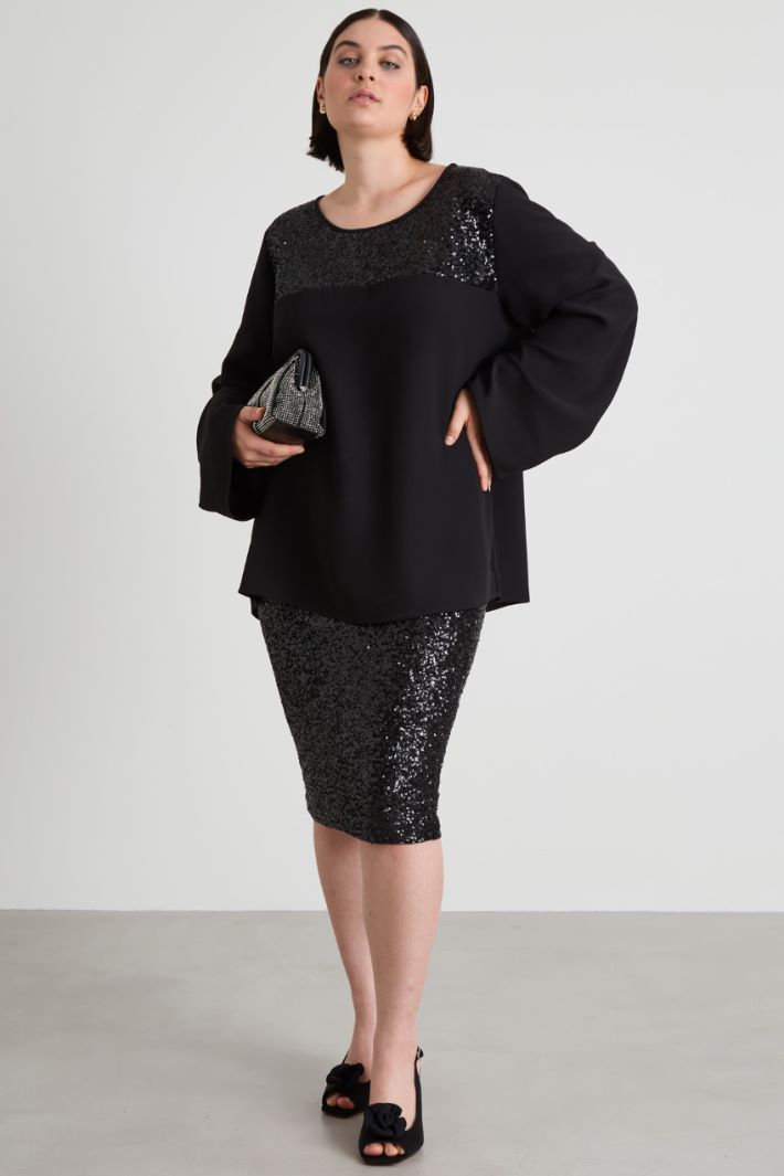 Sequinned blouse Intrend - 3