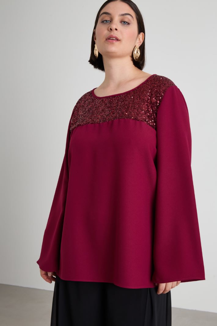 Sequinned blouse Intrend