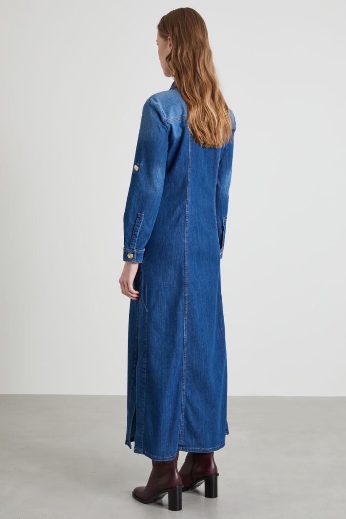 Vestido camisero vaquero Intrend - 3