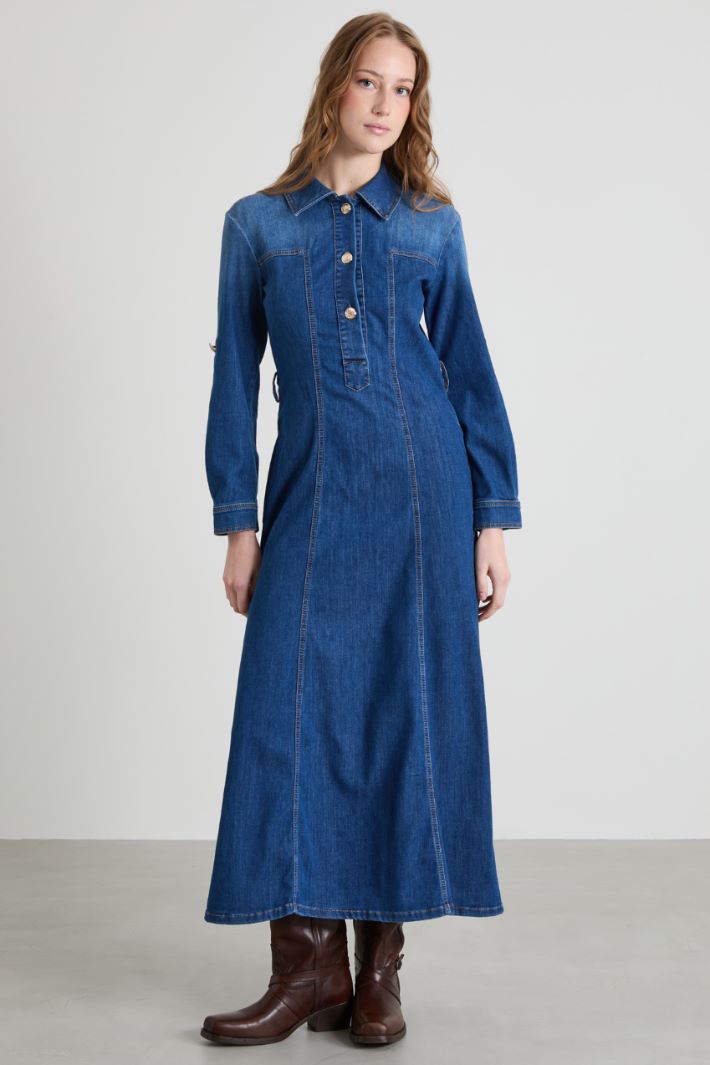 Vestido camisero vaquero Intrend