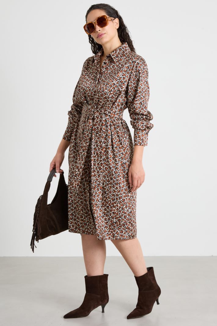 Abito chemisier in twill Intrend