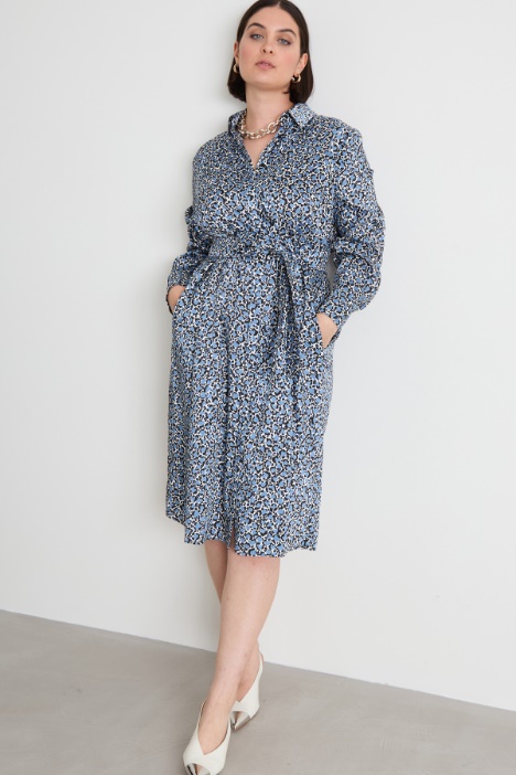 Abito chemisier in twill