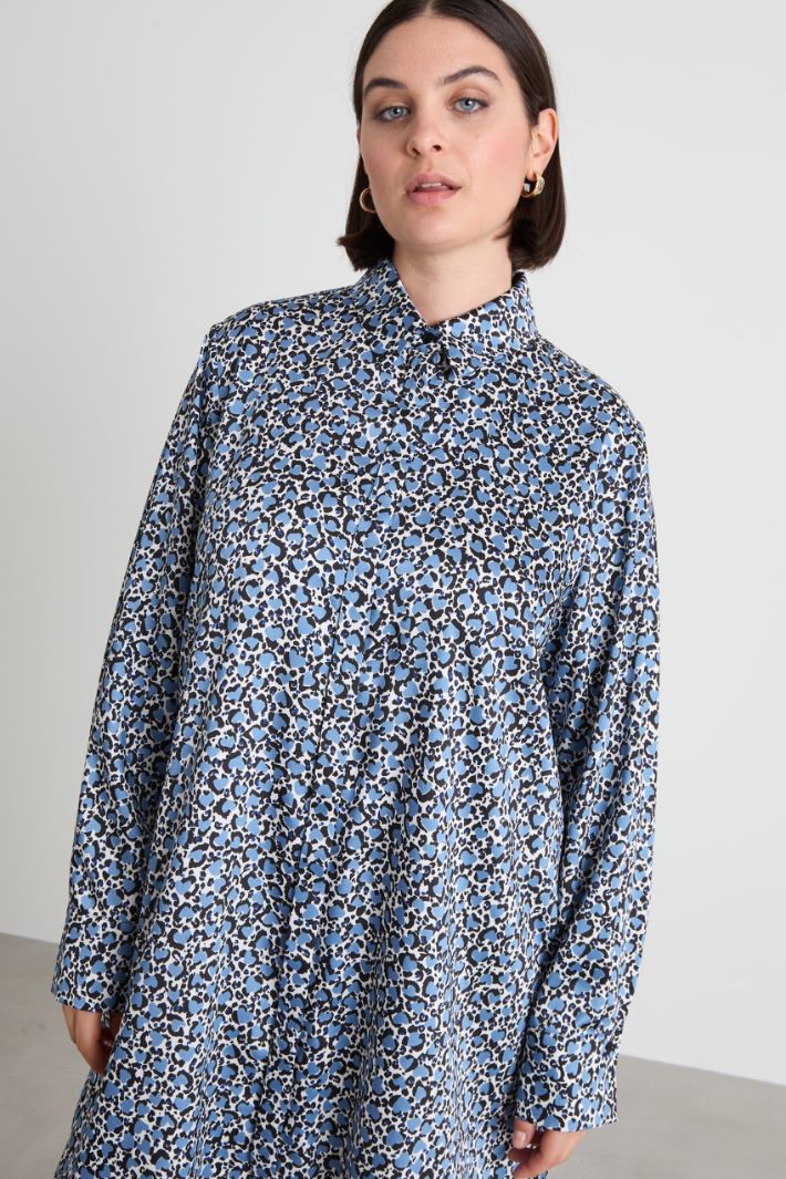 Twill shirt dress Intrend - 4