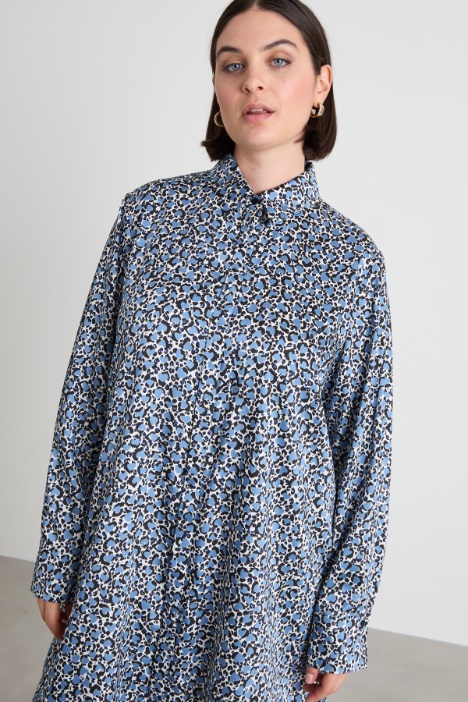 Abito chemisier in twill