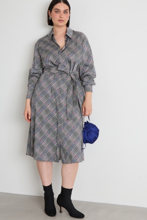 Abito chemisier in twill