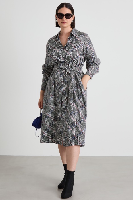 Abito chemisier in twill Intrend