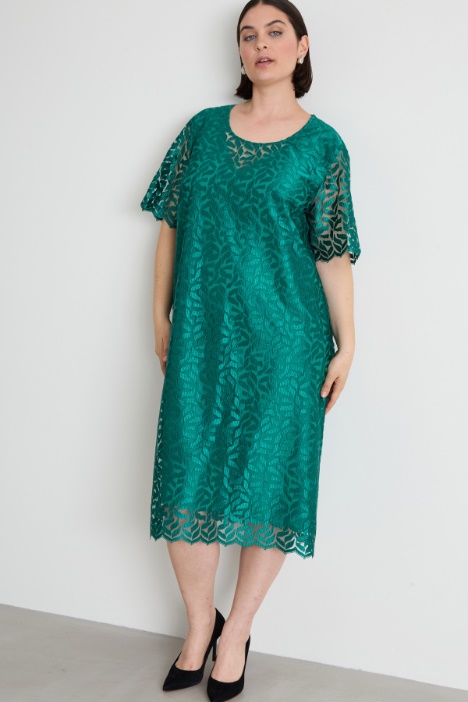 Abito in tulle ricamato