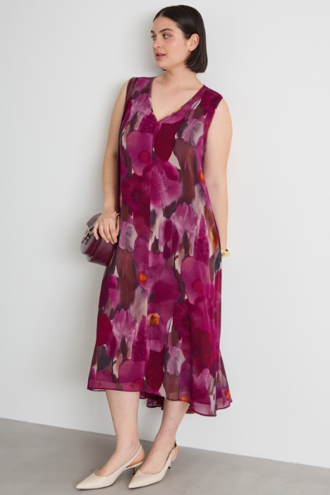 Vestido de georgette