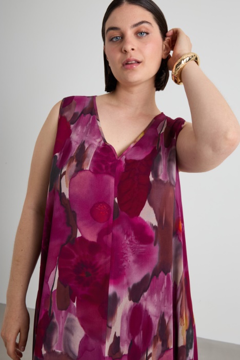 Vestido de georgette