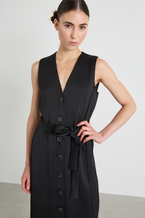 Abito chemisier con cintura