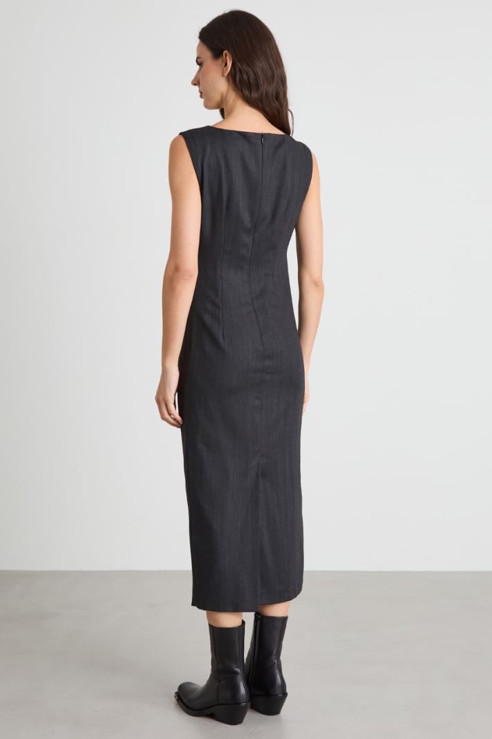 Draped sheath dress Intrend - 3