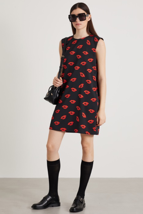 Flared satin dress Intrend