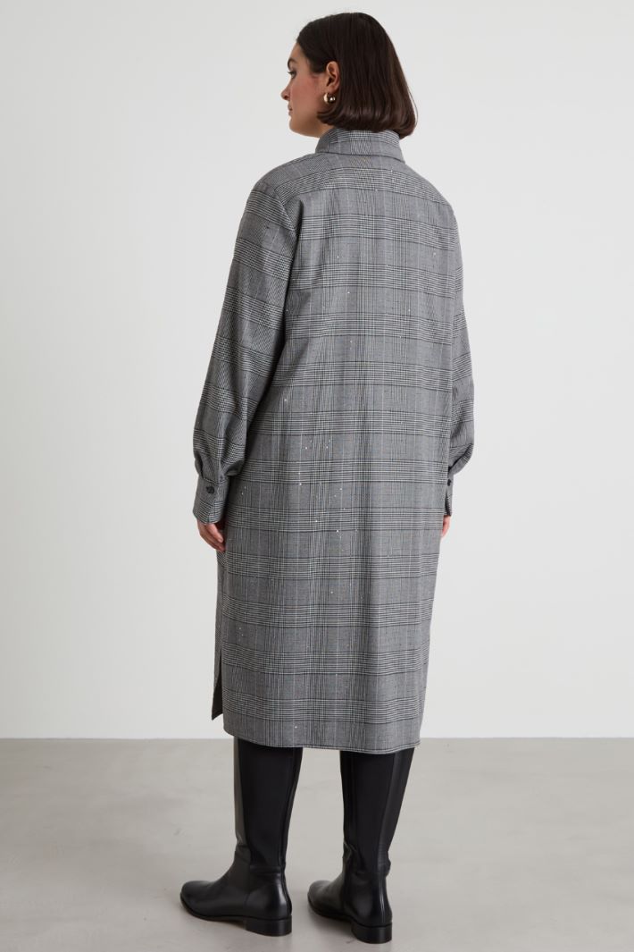 Shirt dress with sash Intrend - 3