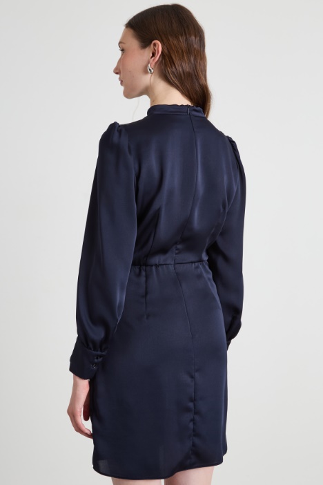 Abito corto drappeggiato