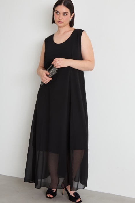 Vestido de georgette