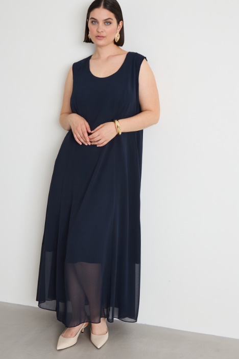 Vestido de georgette