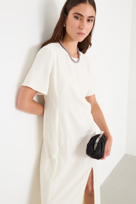 Abito lungo con spacco