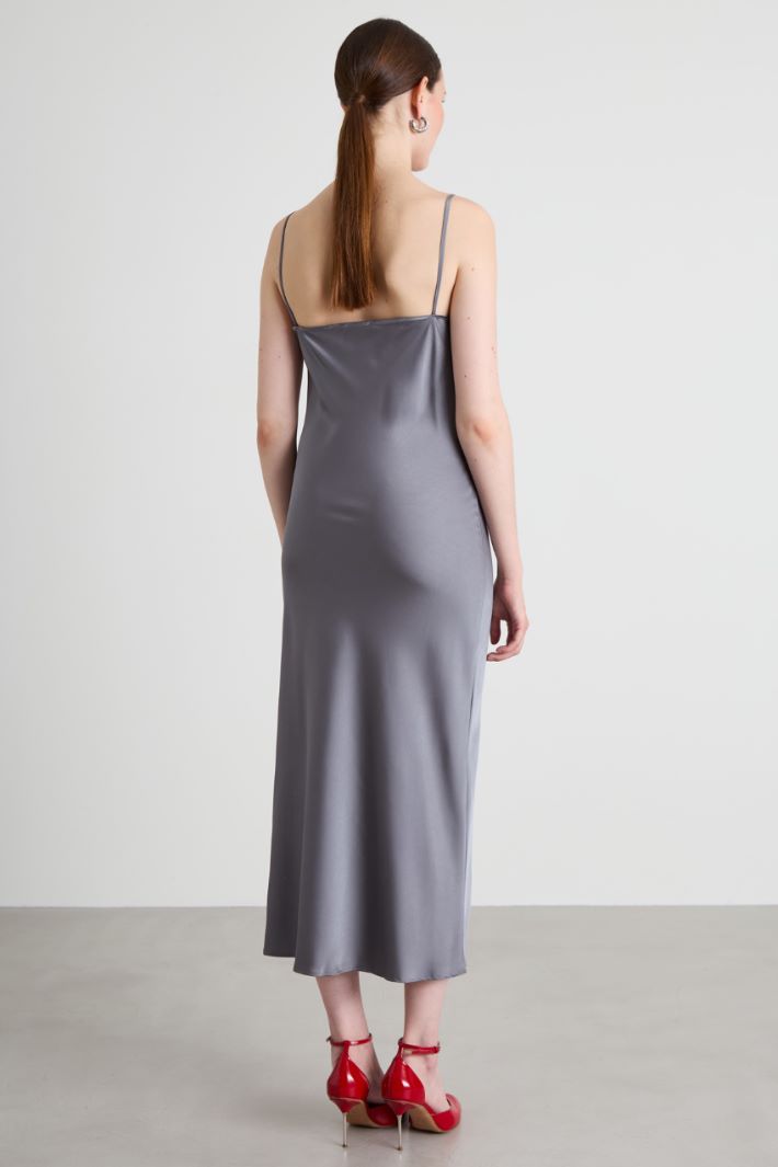 Satin slip dress Intrend - 3