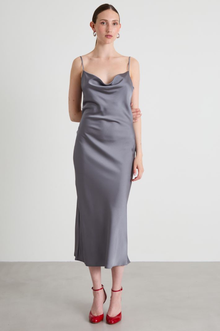 Satin slip dress Intrend - 2