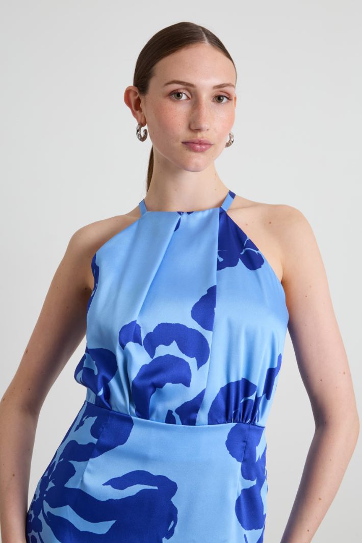 Sleeveless slit dress Intrend - 4