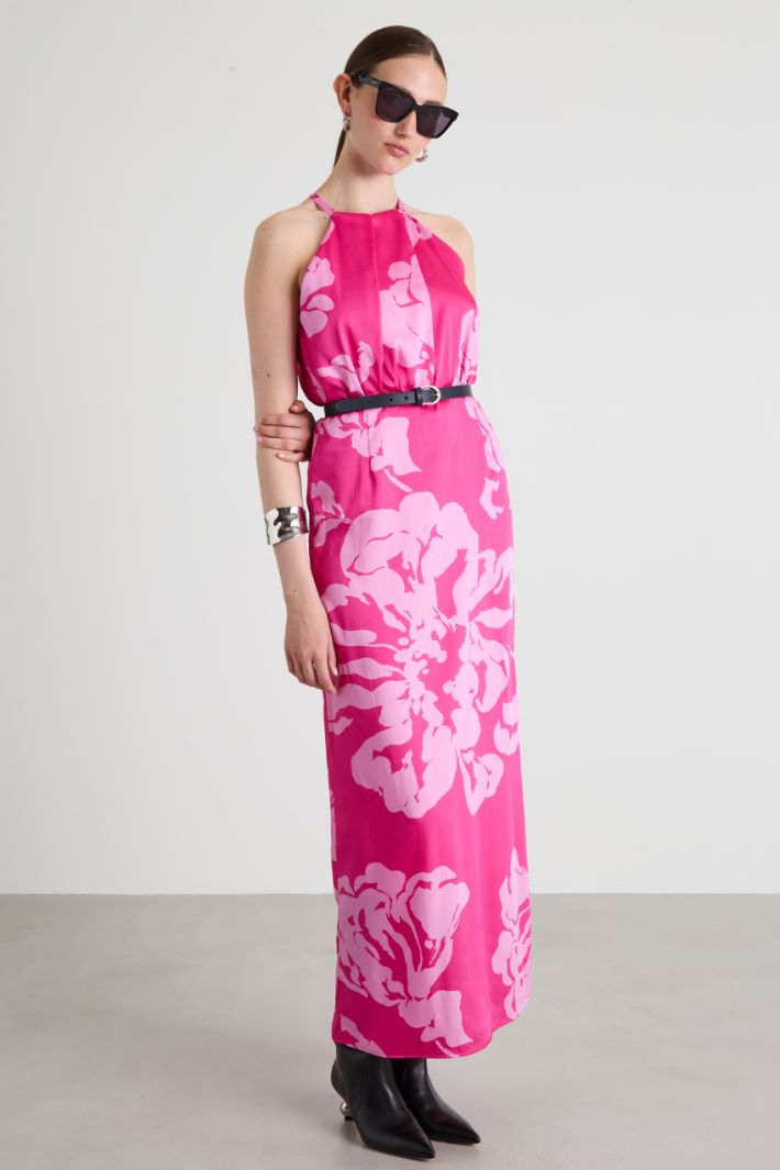 Vestido sin mangas con abertura Intrend