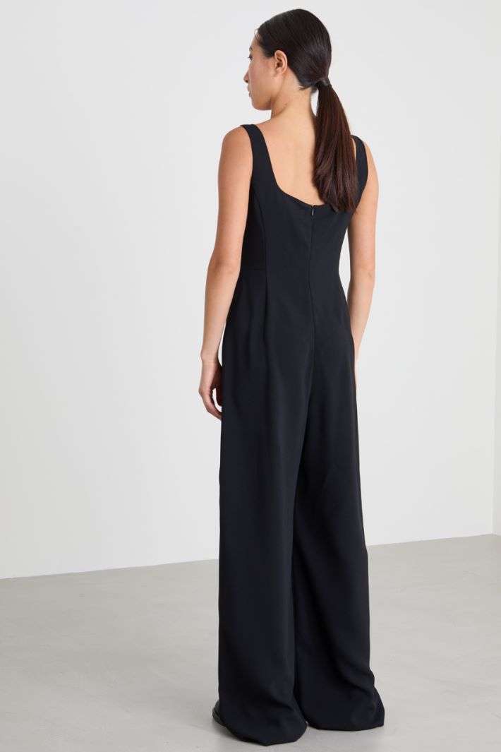 Tuta in crépe envers satin Intrend - 3