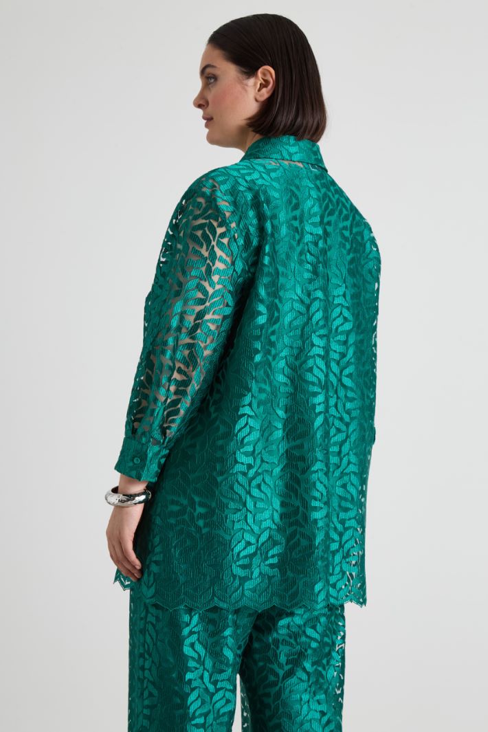 Embroidered tulle tunic Intrend - 2