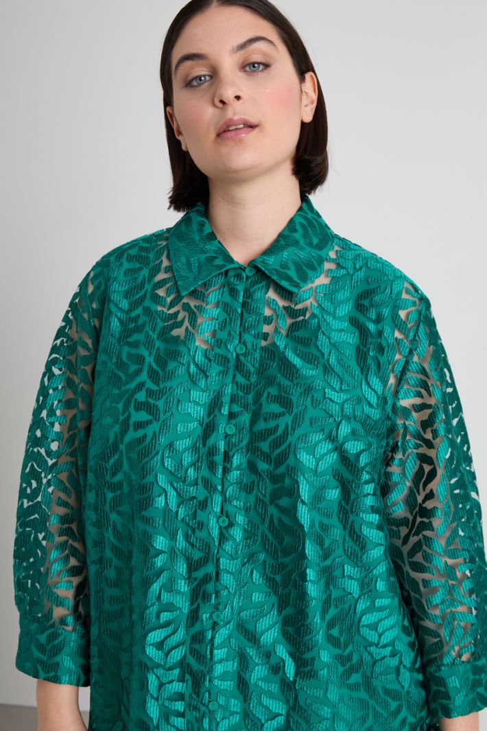 Embroidered tulle tunic Intrend - 4