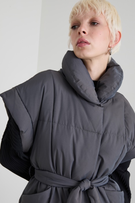 Gilet imbottito con cintura Intrend - 2