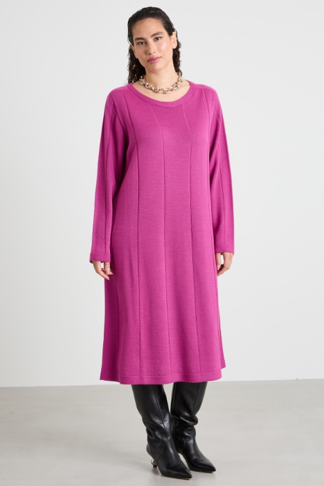 Abito in maglia di lana