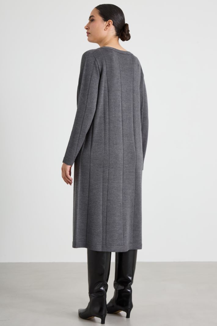 Wool-knit dress Intrend - 3