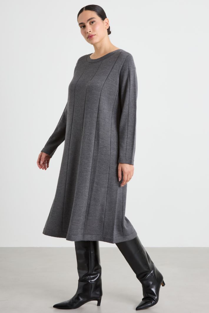 Wool-knit dress Intrend - 2