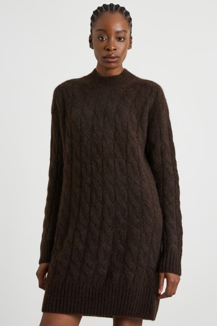 Cable-knit knit dress Intrend - 2