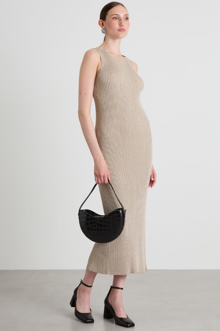 Lamé knit dress Intrend - 2