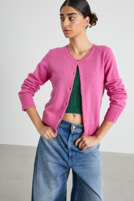 Wool and cashmere cardigan Intrend