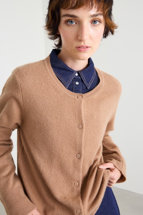 Cárdigan de lana y cachemira