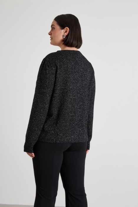 Cardigan lamé