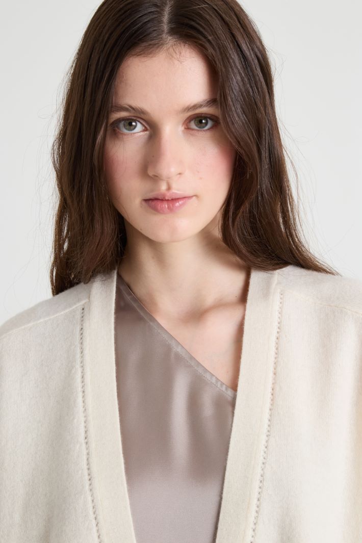 Cardigan lungo in pura lana Intrend - 4