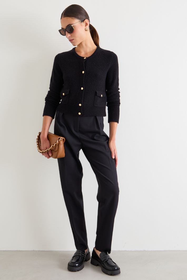 Cross-pattern cardigan Intrend - 3