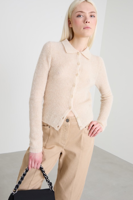 Alpaca and wool cardigan Intrend