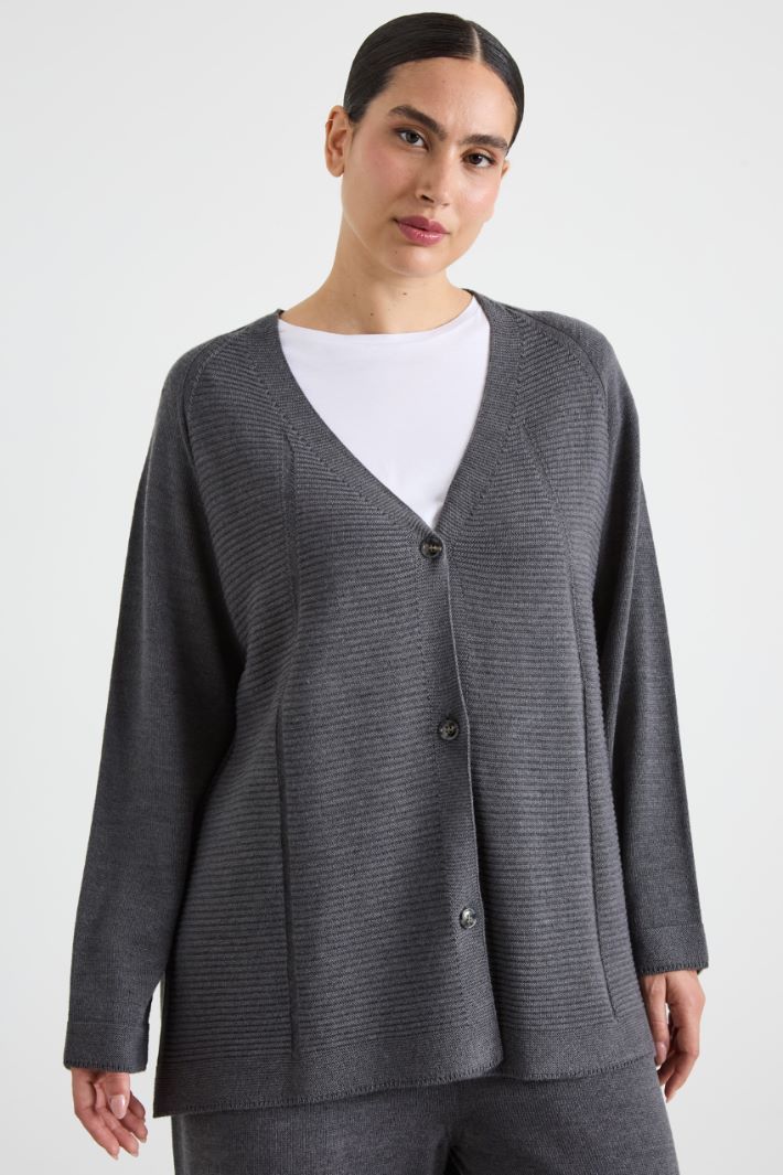 Cardigan in misto lana Intrend