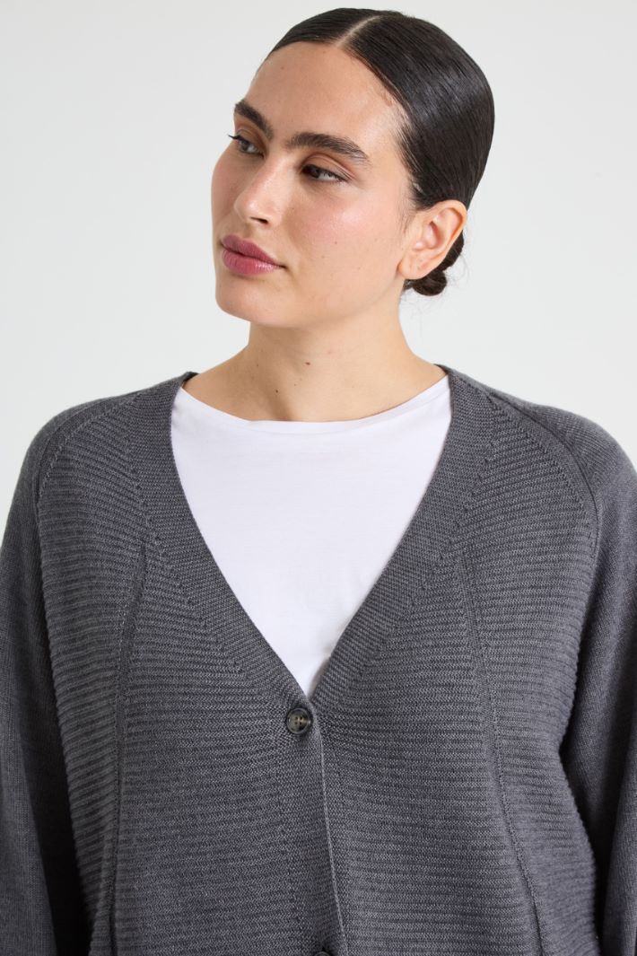 Cardigan in misto lana Intrend - 4