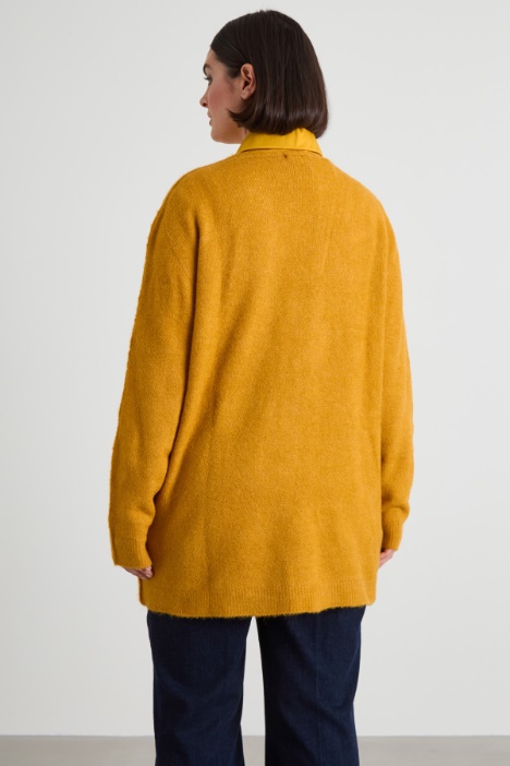 Cardigan con scollo a V