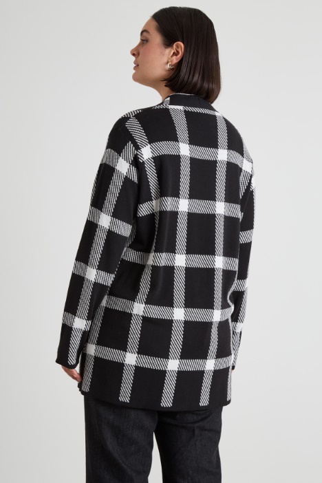 Cardigan in cotone e viscosa