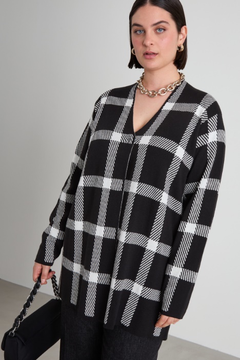 Cardigan in cotone e viscosa Intrend