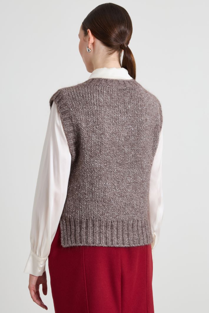 Sequinned gilet Intrend - 4
