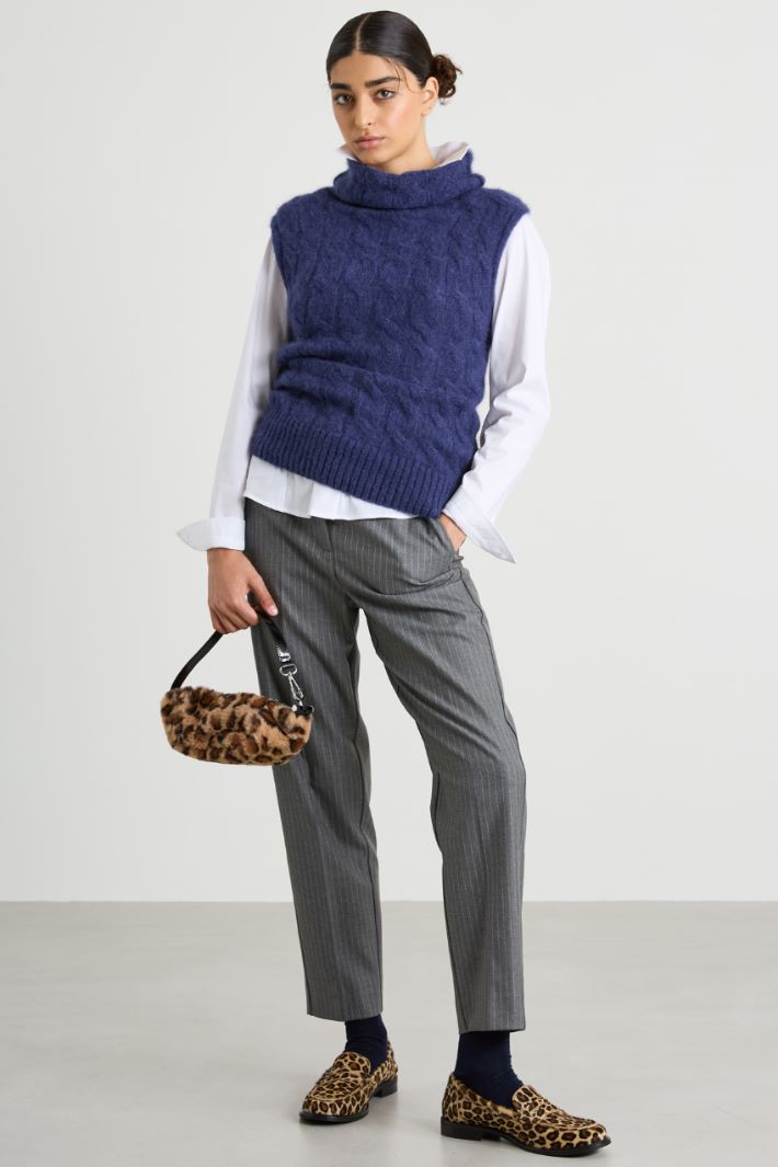 Gilet a trecce Intrend - 3