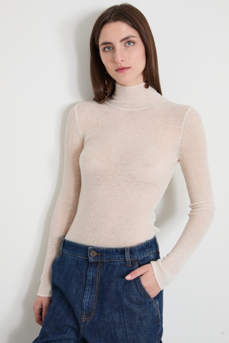 Dolcevita con micro paillettes Intrend
