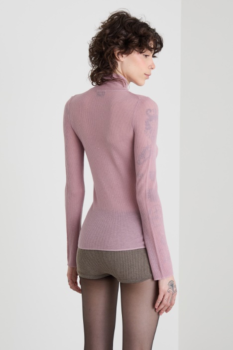 Dolcevita con micro paillettes