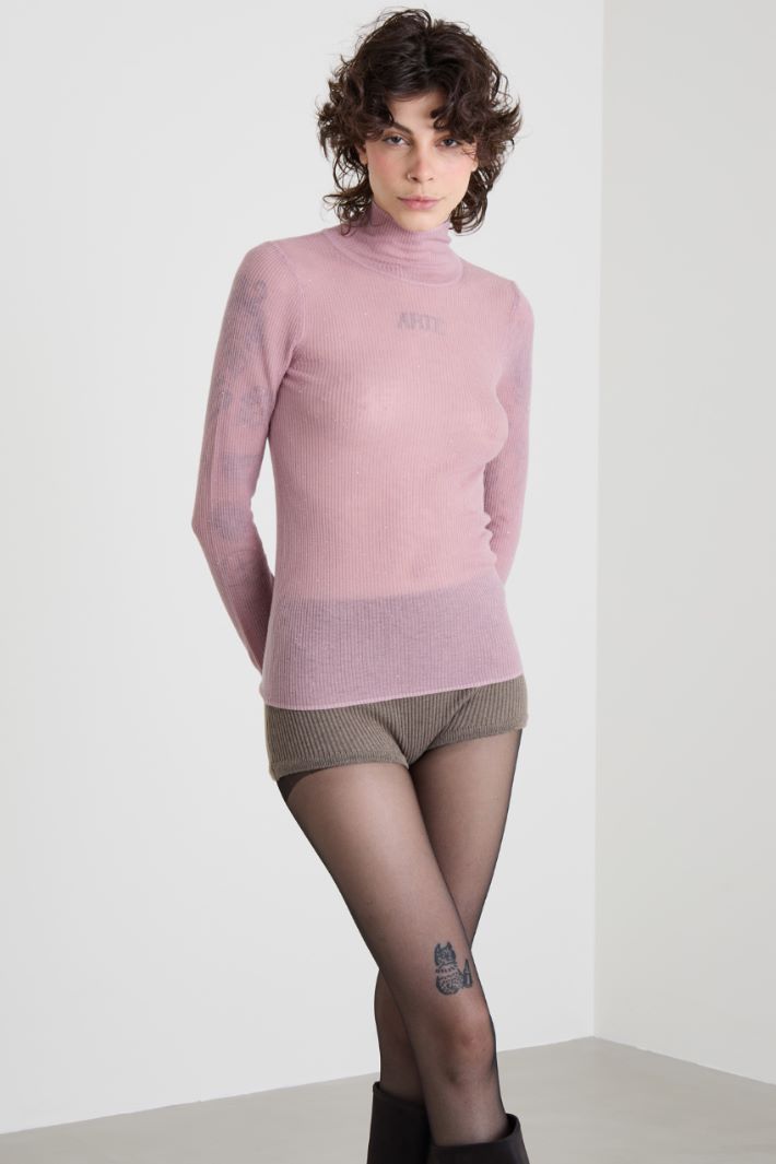Dolcevita con micro paillettes Intrend